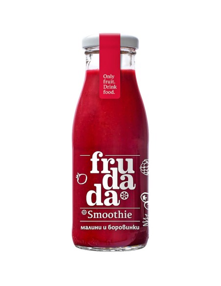 Smoothie cu zmeura si afine 250ml Frudada                                                           