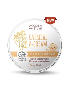 Crema calmanta cu ovaz coloidal pentru copii si bebelusi, 100ml, Wooden Spoon                       