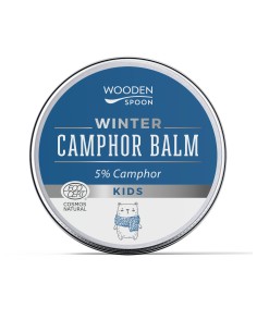 Balsam de iarna cu camfor 5% pentru copii, bio, 60ml, Wooden Spoon                                  