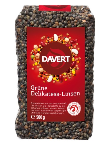 Linte verde Du Puy bio 500g DAVERT                                                                  