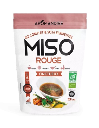 Pasta miso rosie, cremoasa, bio, 250g, Aromandise                                                   