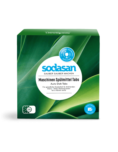 Tablete masina de spalat vase bio 25buc SODASAN