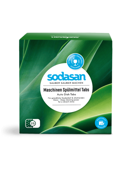 Tablete masina de spalat vase bio 25buc SODASAN