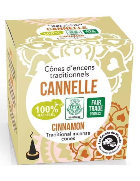 Conuri parfumate naturale - scortisoara, indiene, 12 buc., Aromandise                               