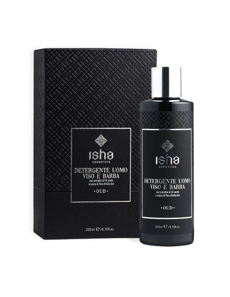 Sapun pentru curatarea fetei si barbii, pentru barbati, 200ml, Isha                                 