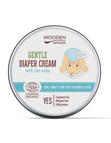 Crema pentru iritatii de scutec bio, 100ml, Wooden Spoon                                            