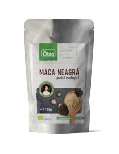Maca neagra pudra eco 125g Obio                                                                     