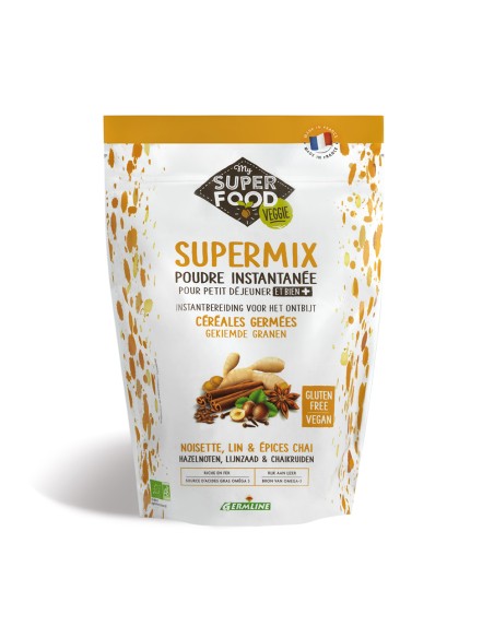 Supermix pentru micul dejun cu alune de padure - chai bio 350g Germline                             