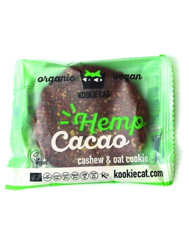 Cookie cu seminte de canepa si cacao fara gluten eco 50g