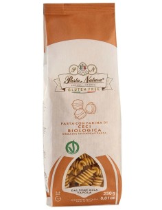 Fusilli cu naut bio, fara gluten 250g Pasta Natura                                                  