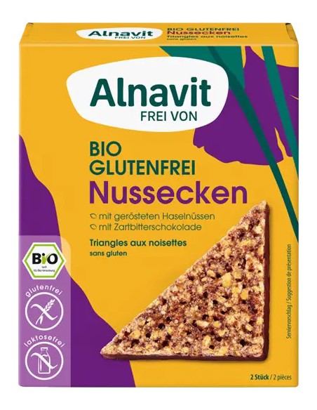 Cookie cu nuci fara gluten, bio, 150g Alnavit                                                       