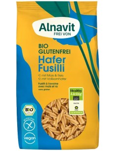 Fusilli cu ovaz fara gluten, bio, 250g Alnavit                                                      