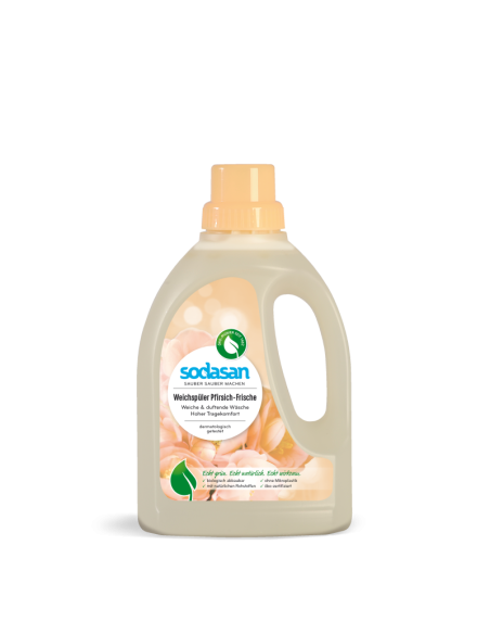 Balsam Bio Pentru Rufe Fresh cu Piersica si Aloe Vera 750 ml Sodasan