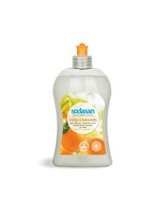 Detergent Vase Lichid Cu Balsam Bio Portocala si Hamamelis 500 ml Sodasan
