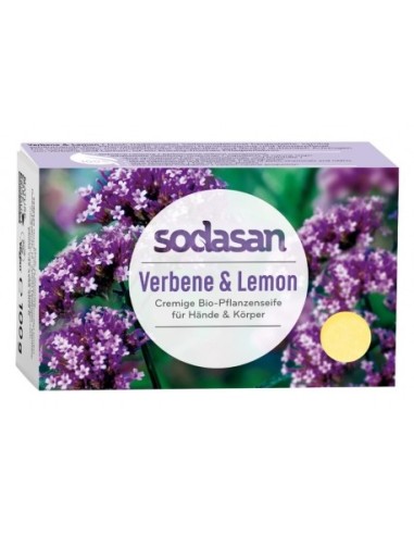 Sapun Crema Bio Verbina si Lamaie 100 Gr Sodasan
