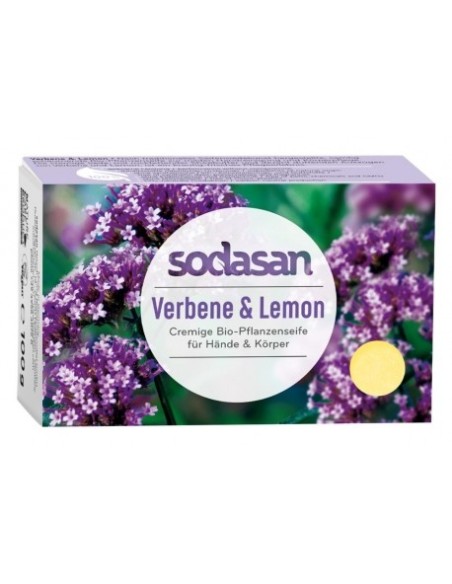 Sapun Crema Bio Verbina si Lamaie 100 Gr Sodasan