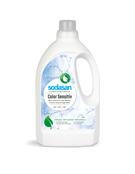 Detergent Bio Lichid Rufe Albe si Color Sensitiv Hipoalergen Sodasan