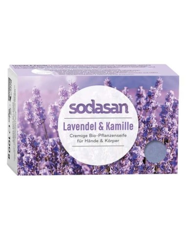 Sapun Crema Bio Lavanda si Musetel 100 Gr Sodasan