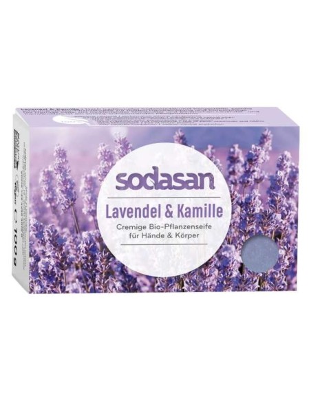 Sapun Crema Bio Lavanda si Musetel 100 Gr Sodasan