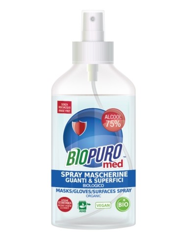 Spray Bio Igienizant Pentru Masca, Manusi si Suprafete 250ml Biopuro