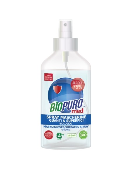 Spray Bio Igienizant Pentru Masca, Manusi si Suprafete 250ml Biopuro