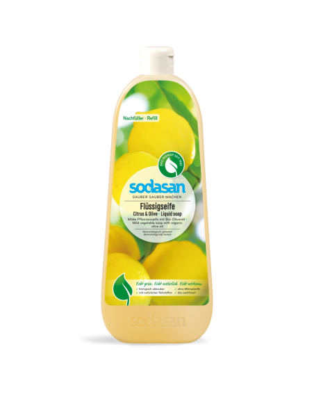Sapun Lichid/Gel De Dus Bio Citrice-Masline Sodasan