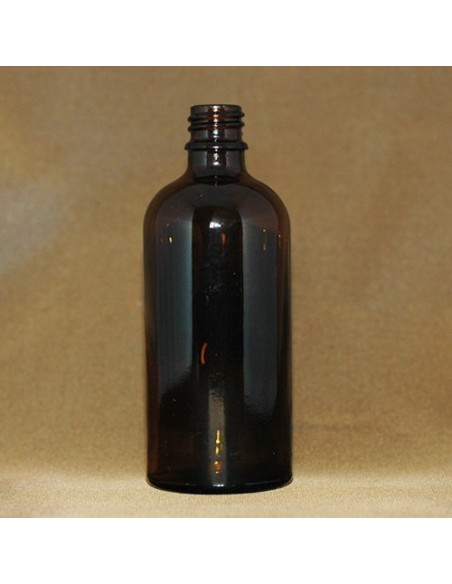 Sticla bruna 100 ml, GL18, fara capac, Mayam