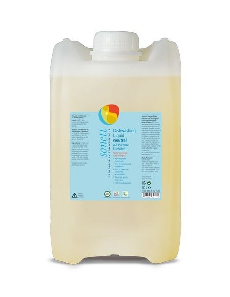 Detergent Ecologic Pt. Spalat Vase - Neutru 10L Sonett