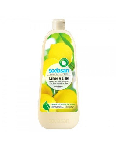 Detergent Vase Lichid Bio Lamaie si Lime Sodasan