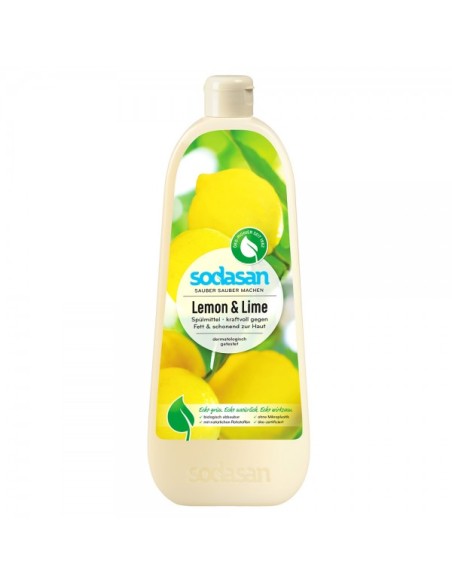 Detergent Vase Lichid Bio Lamaie si Lime Sodasan