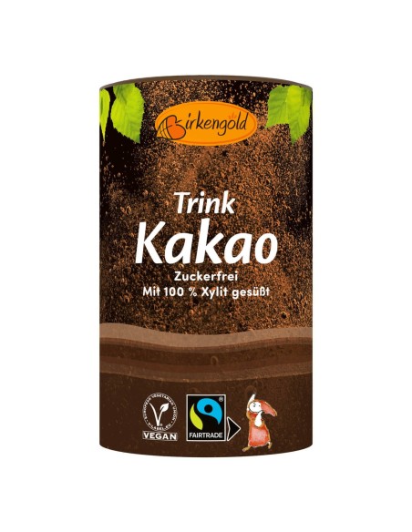 Ciocolata calda fara zahar, indulcita cu Xylitol, 200g, Birkengold                                  