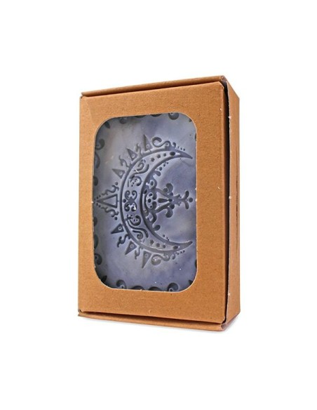 Sapun solid cu carbune activ si arbore de ceai lucrat manual, bio, 100g, Wooden Spoon               