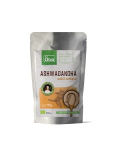 Ashwagandha pulbere eco 125g OBIO                                                                   