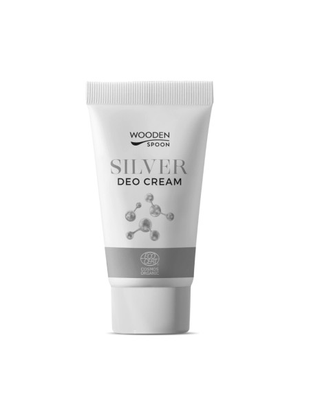 Deodorant crema cu argint, bio, 40ml, Wooden Spoon                                                  