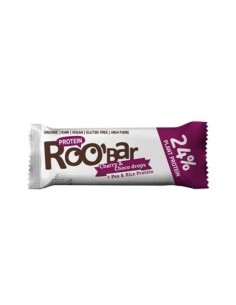 Baton proteic cirese ciocolata raw eco 40g Roobar                                                   