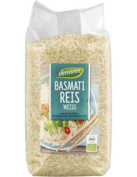 Orez basmati alb bio 1 kg Dennree                                                                   
