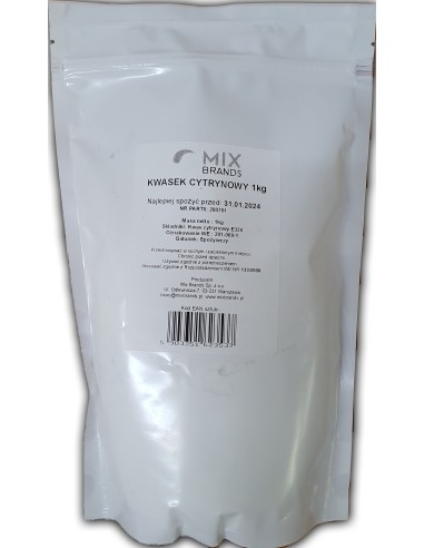 Acid citric - sare de lamaie, 1kg, Mix Brands                                                       