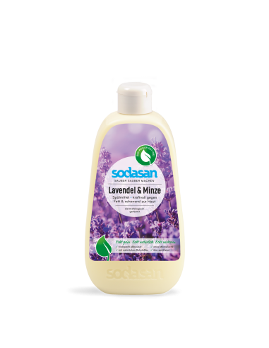Detergent vase lichid bio lavanda si menta 500 ml Sodasan                                           