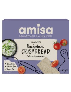 Crispbread (painici) din hrisca integrala fara gluten bio 120g Amisa                                