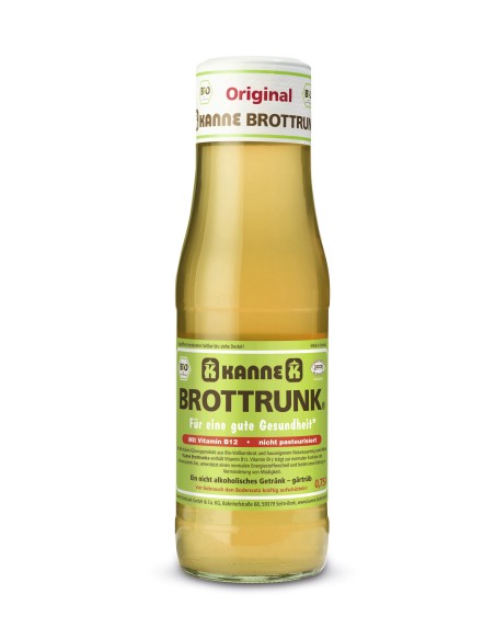 Bautura probiotica bio, din paine fermentata, 750 ml, Kanne Brottrunk                               