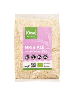 Gris alb din grau spelta bio 500g OBIO                                                              