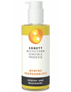 Ulei pentru corp si masaj cu mirt si flori de portocal bio 145ml Sonett                             