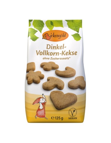 Biscuiti din faina integrala de grau spelta, 125g, Birkengold                                       