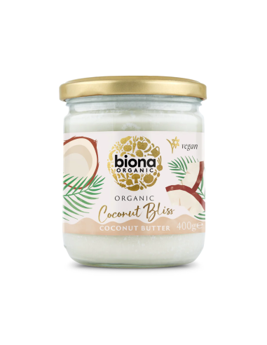 Crema de cocos Coconut Bliss eco 400g Biona                                                         