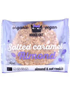 Cookie cu migdale si caramel sarat, fara gluten, eco 50g                                            