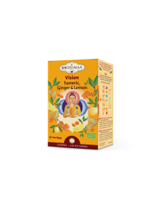 Ceai Shotimaa Chakras - Vision - turmeric, ghimbir si lamaie bio 16dz                               