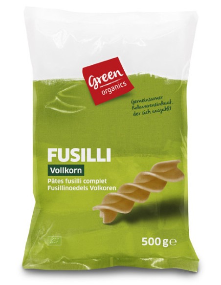 Spirale din grau dur integral eco 500g (GreenOrganics)                                              