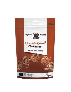 COOKIE cu ciocolata si nuci fara gluten, 100g, bio Kookie Cat                                       