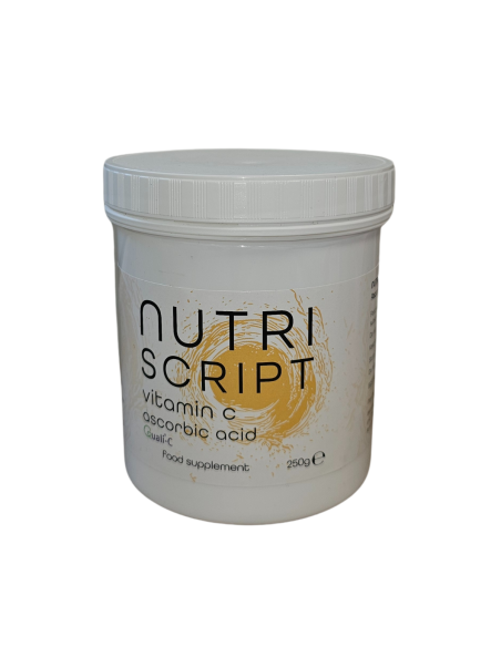 Vitamina C Acid Ascorbic pudra 250gr - Nutriscript                                                  