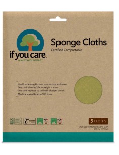 Lavete de uz universal, reutilizabile, biodegradabile, 5 buc. If You Care                           